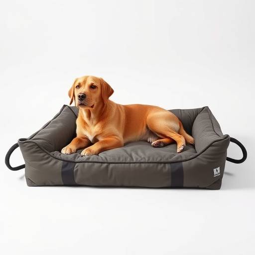 Cama de viaje enrollable para perros, impermeable y f&aacute;cil de limpiar