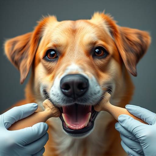 Snack dental para perros que ayuda a limpiar los dientes